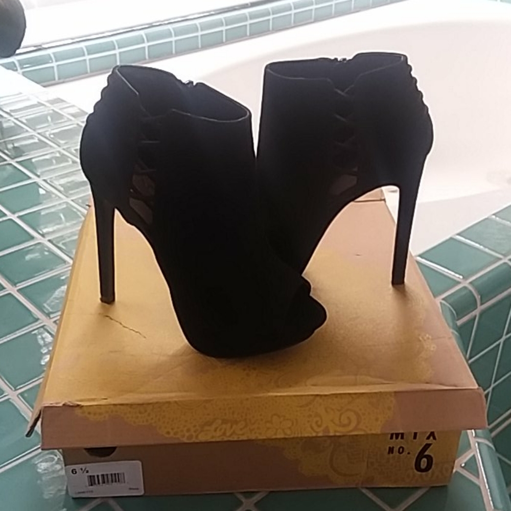 Black booties